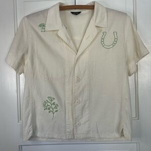 Allbirds embroidered camp shirt